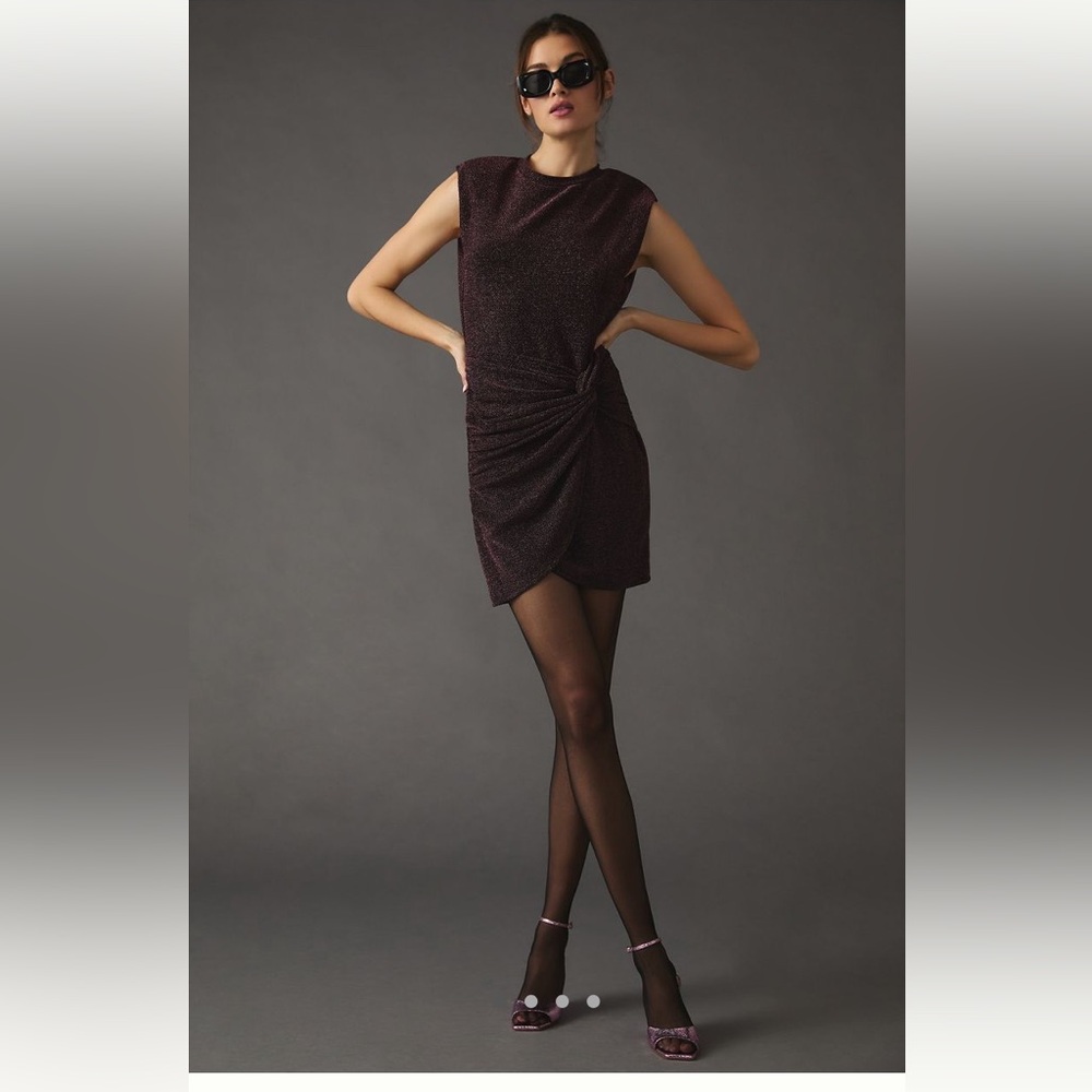 ASTR the Label Faux-Wrap Mini Dress